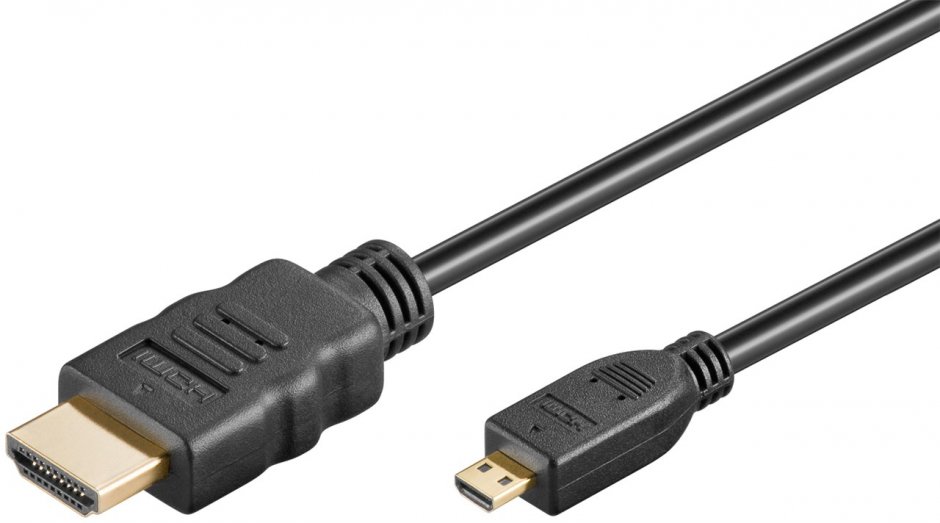 Imagine Cablu micro HDMI-D la HDMI 8K60Hz/4K120Hz T-T 2m, Goobay G74433